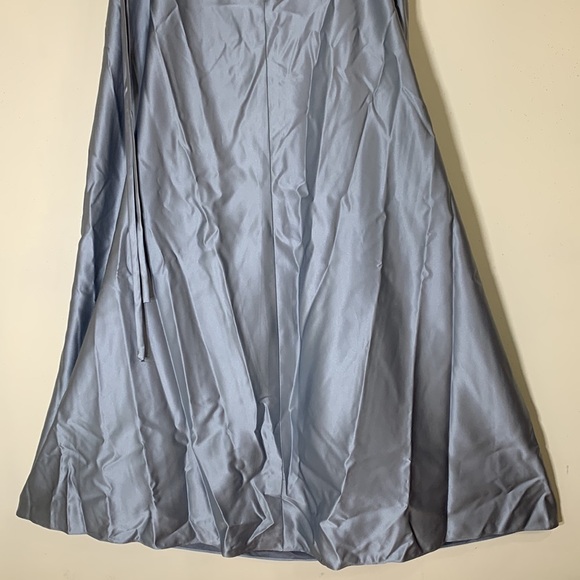 NWT. Dessy Collection USA Made Strapless Platinum Matte Maxi Dress Plus-24. - Picture 12 of 12